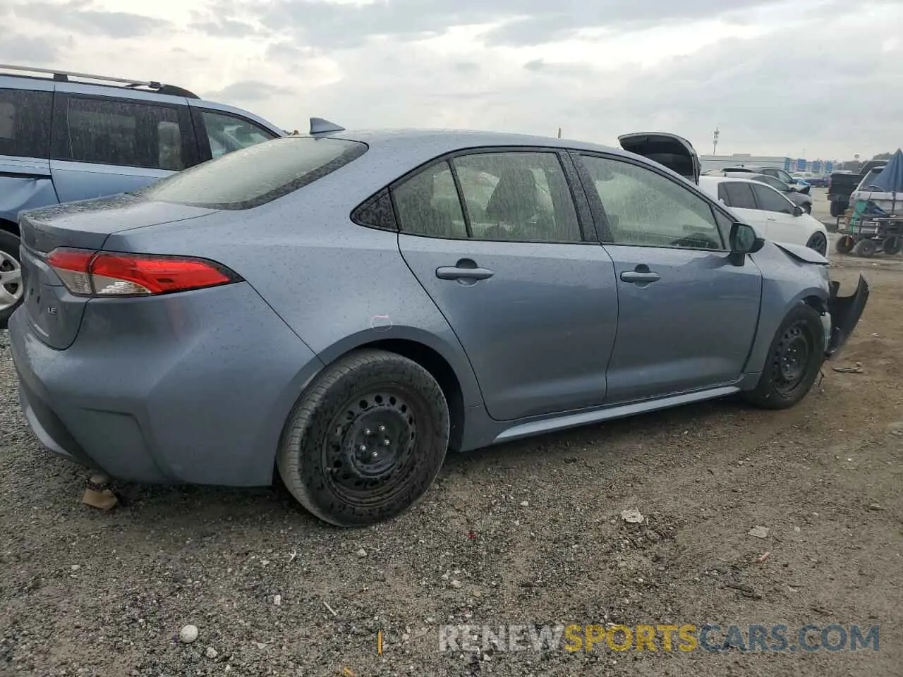 3 Фотография поврежденного автомобиля JTDEPMAE7NJ218084 TOYOTA COROLLA 2022