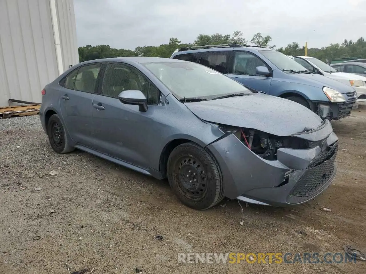 4 Фотография поврежденного автомобиля JTDEPMAE7NJ218084 TOYOTA COROLLA 2022