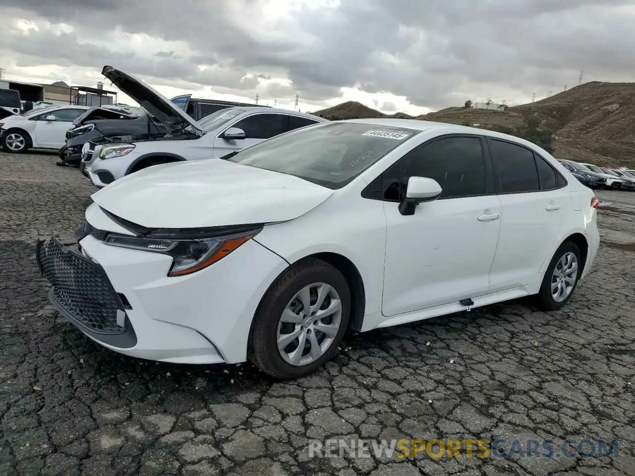 1 Photograph of a damaged car JTDEPMAE8N3001101 TOYOTA COROLLA 2022