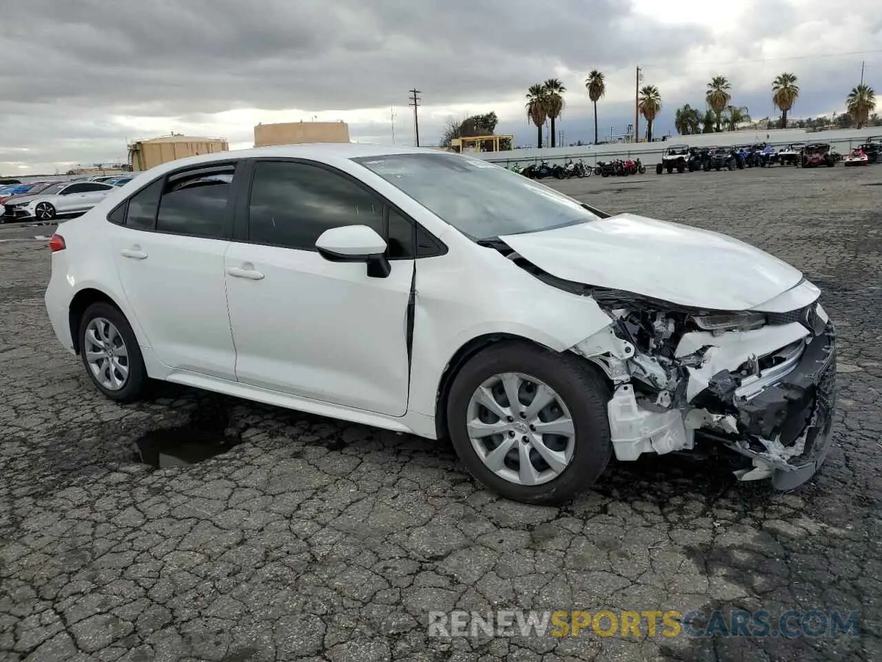 4 Photograph of a damaged car JTDEPMAE8N3001101 TOYOTA COROLLA 2022