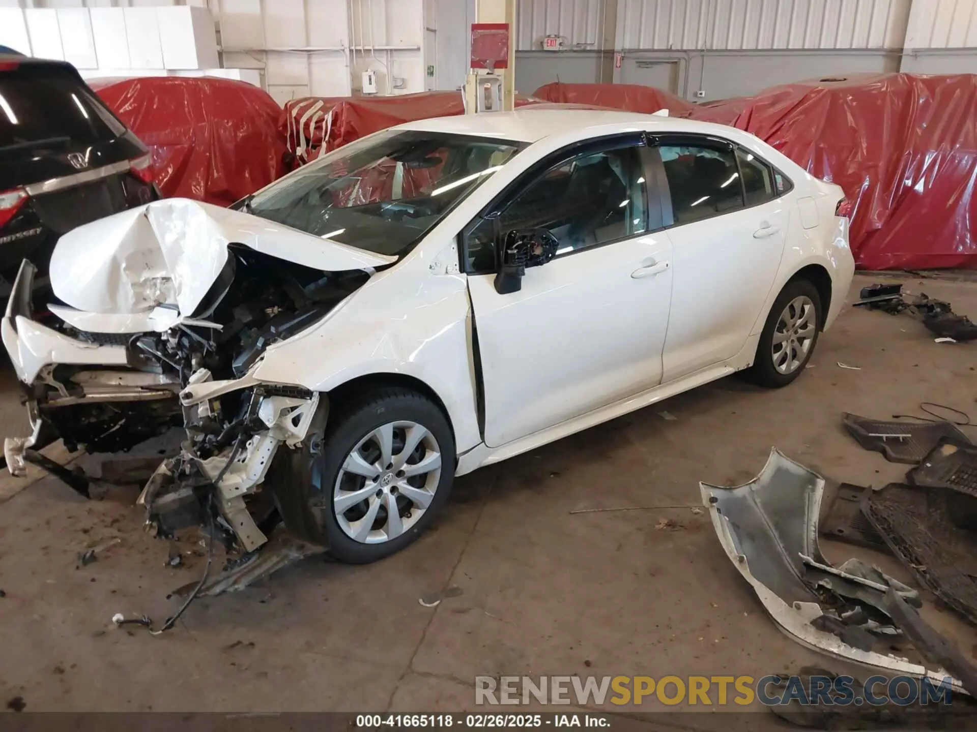 2 Фотография поврежденного автомобиля JTDEPMAE8N3007433 TOYOTA COROLLA 2022