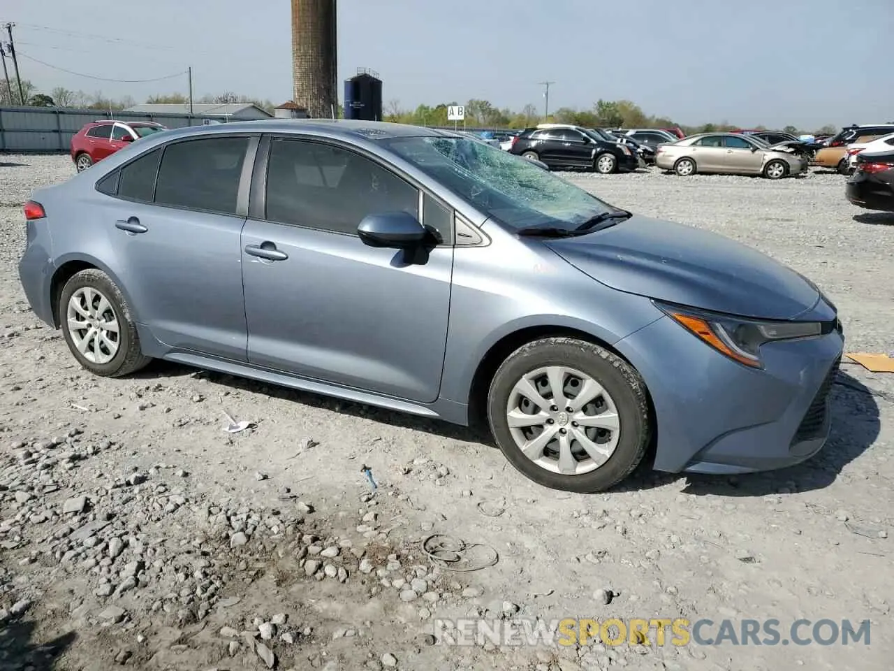 4 Фотография поврежденного автомобиля JTDEPMAE8N3014608 TOYOTA COROLLA 2022