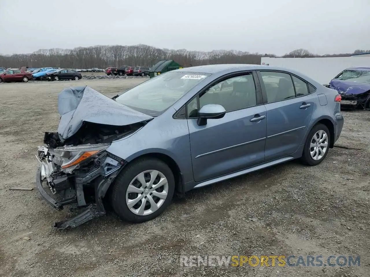 1 Photograph of a damaged car JTDEPMAE8N3015841 TOYOTA COROLLA 2022
