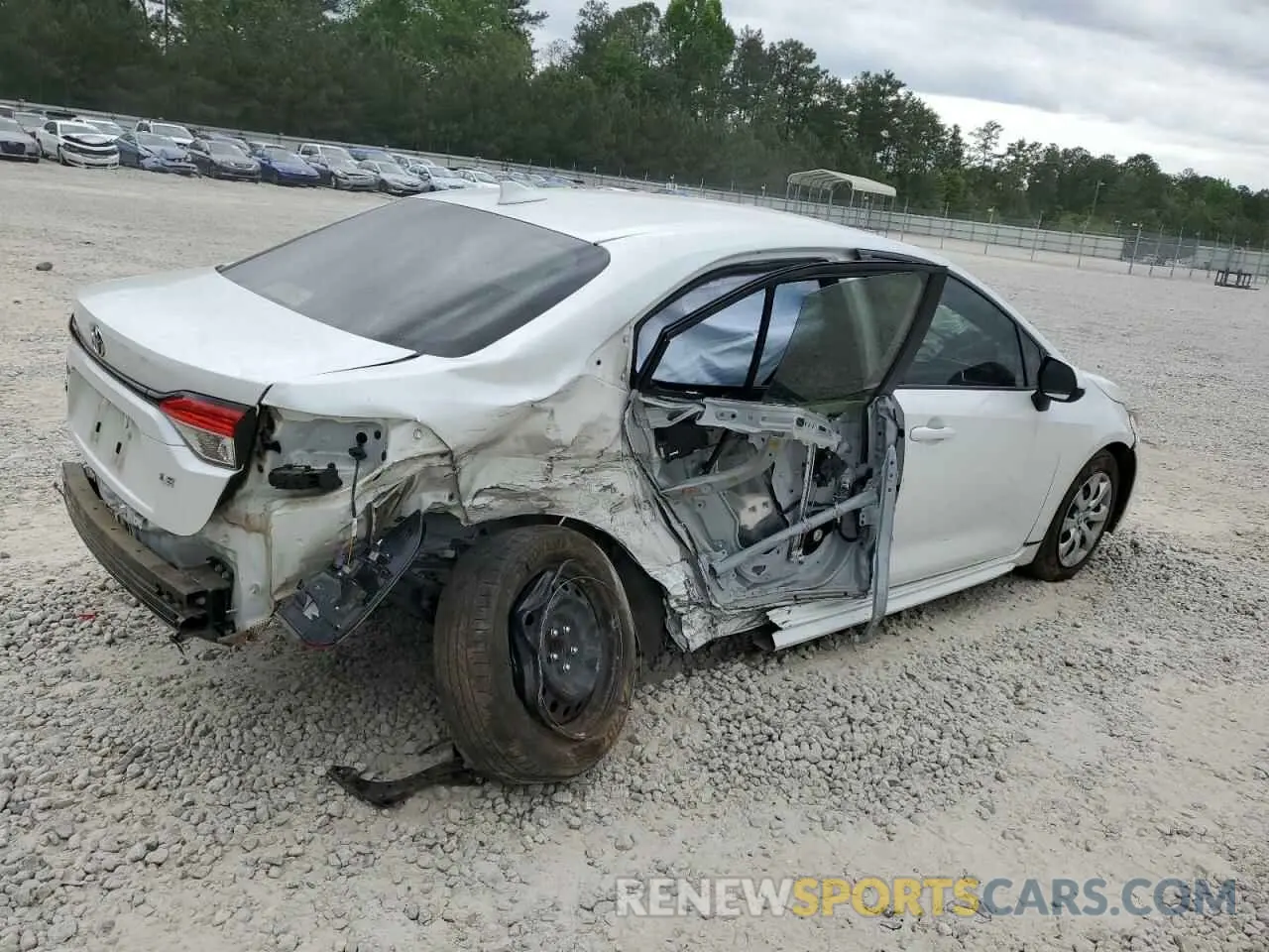 3 Фотография поврежденного автомобиля JTDEPMAE8N3022840 TOYOTA COROLLA 2022