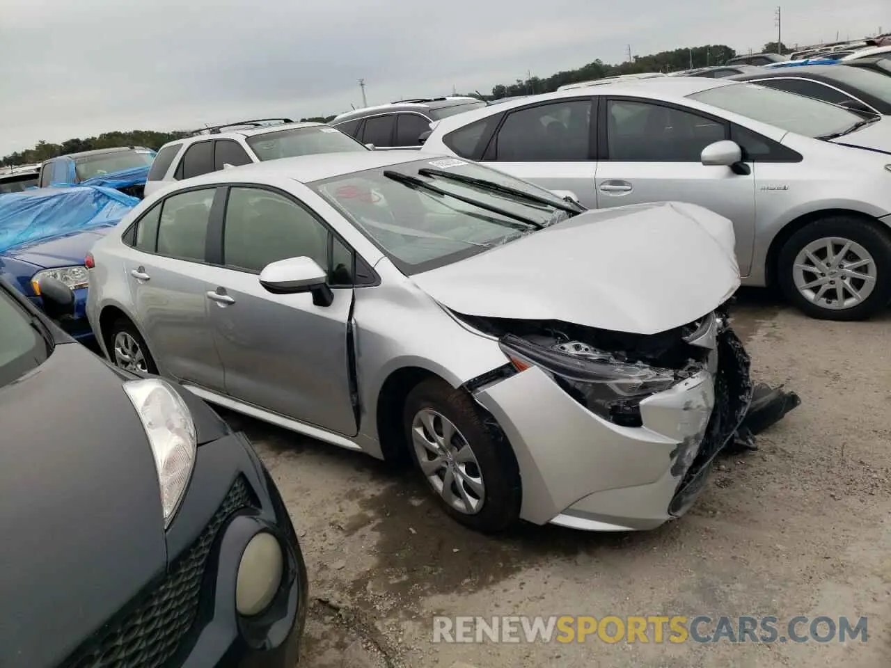 1 Photograph of a damaged car JTDEPMAE8N3023213 TOYOTA COROLLA 2022