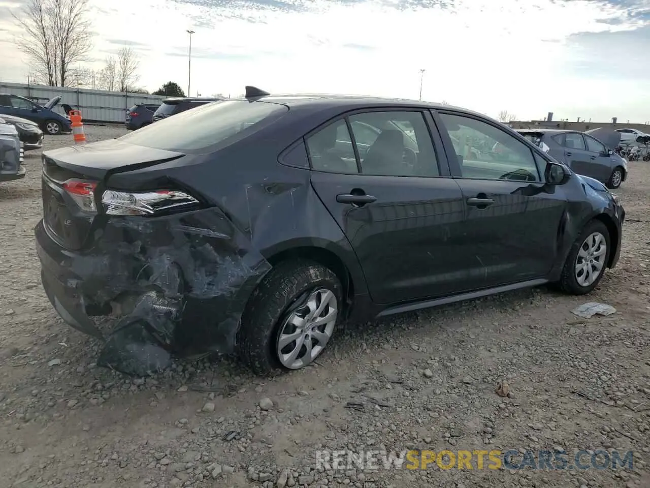 3 Photograph of a damaged car JTDEPMAE8NJ191039 TOYOTA COROLLA 2022