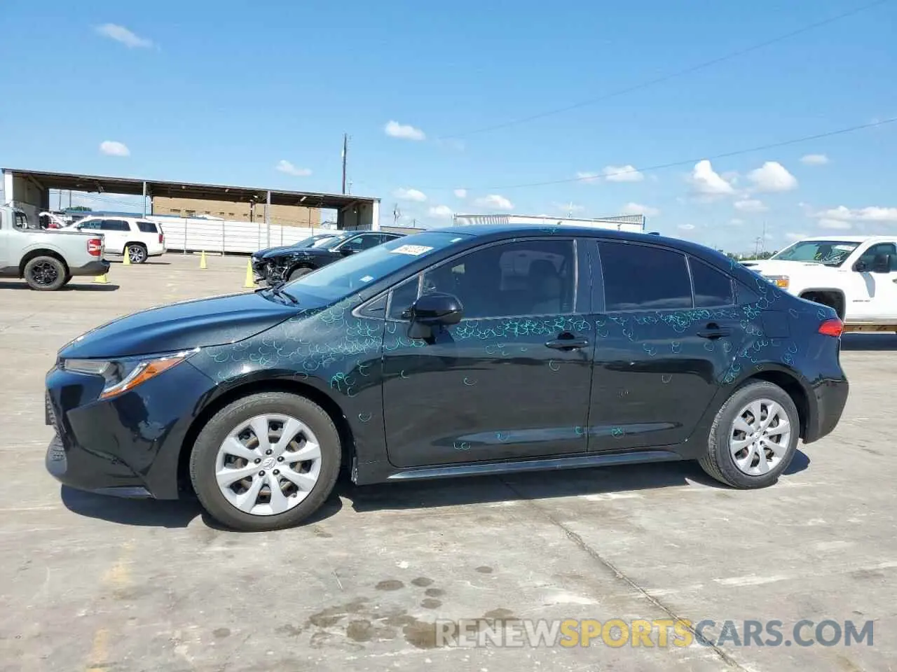 1 Photograph of a damaged car JTDEPMAE8NJ191817 TOYOTA COROLLA 2022
