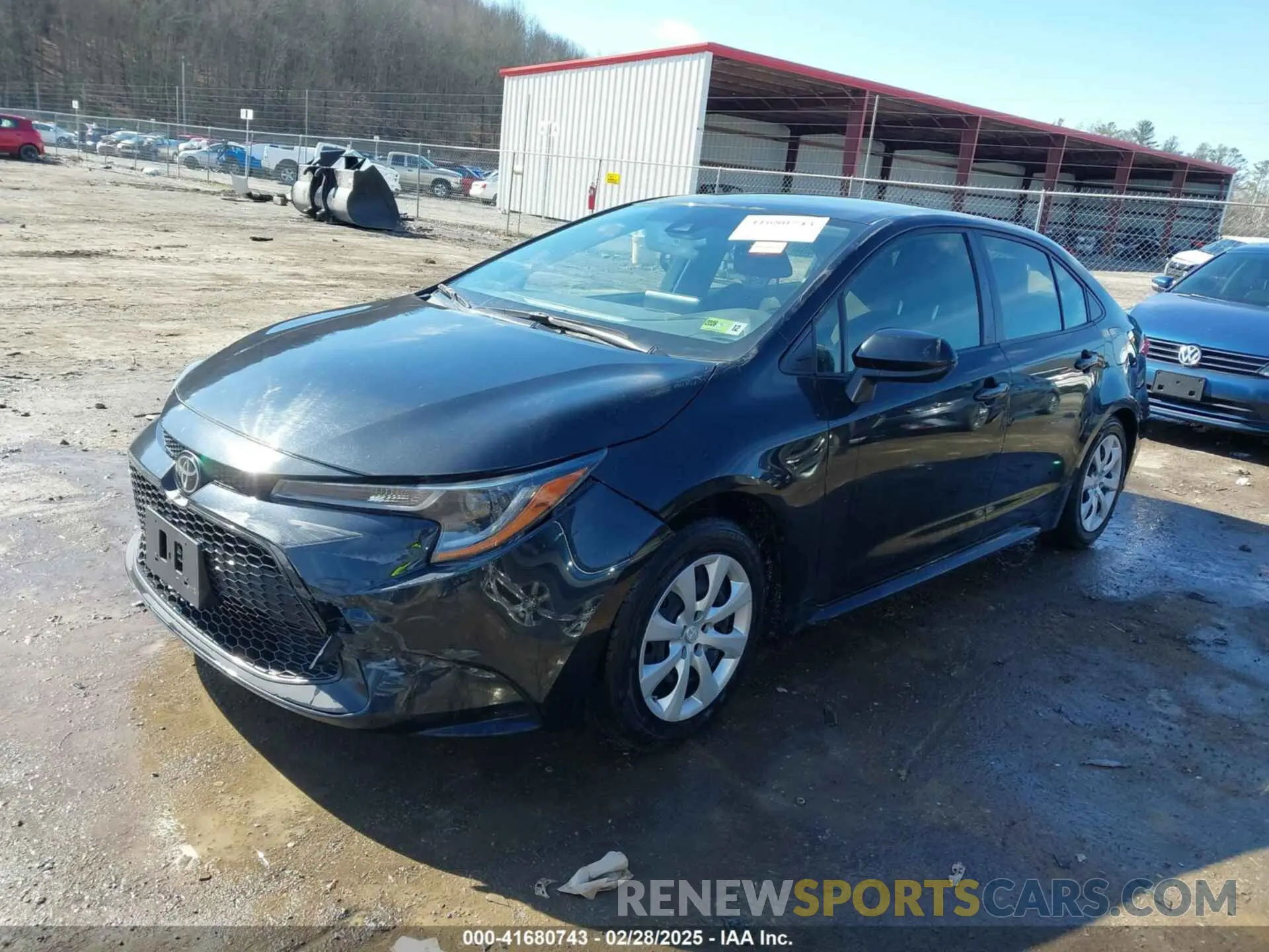 2 Photograph of a damaged car JTDEPMAE8NJ224766 TOYOTA COROLLA 2022