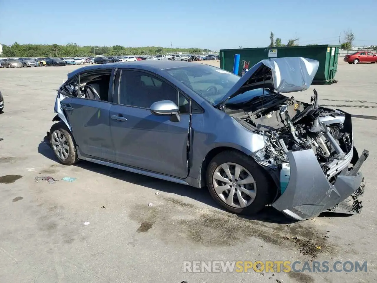 4 Photograph of a damaged car JTDEPMAE9N3008932 TOYOTA COROLLA 2022