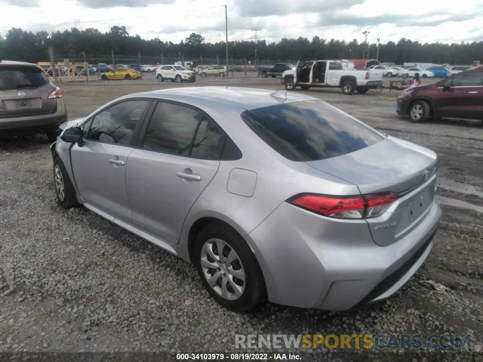 3 Photograph of a damaged car JTDEPMAE9N3021079 TOYOTA COROLLA 2022