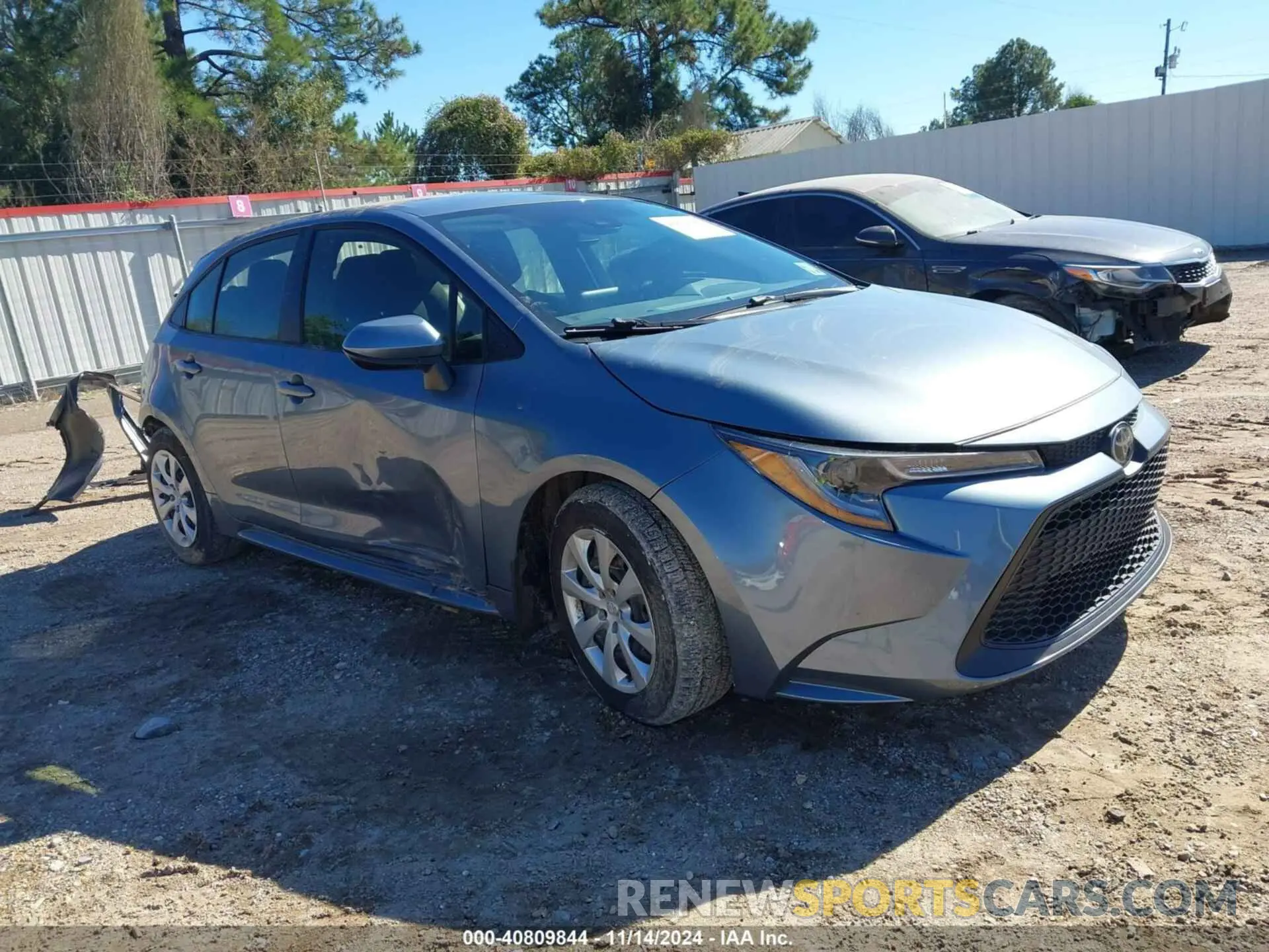 1 Photograph of a damaged car JTDEPMAE9N3026721 TOYOTA COROLLA 2022