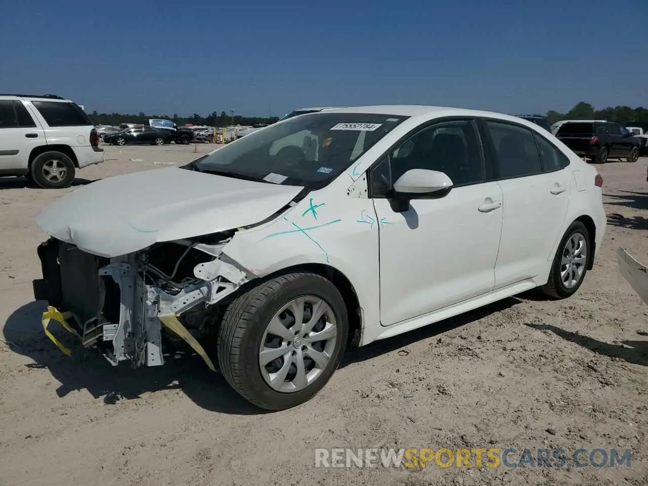 1 Фотография поврежденного автомобиля JTDEPMAE9N3029179 TOYOTA COROLLA 2022