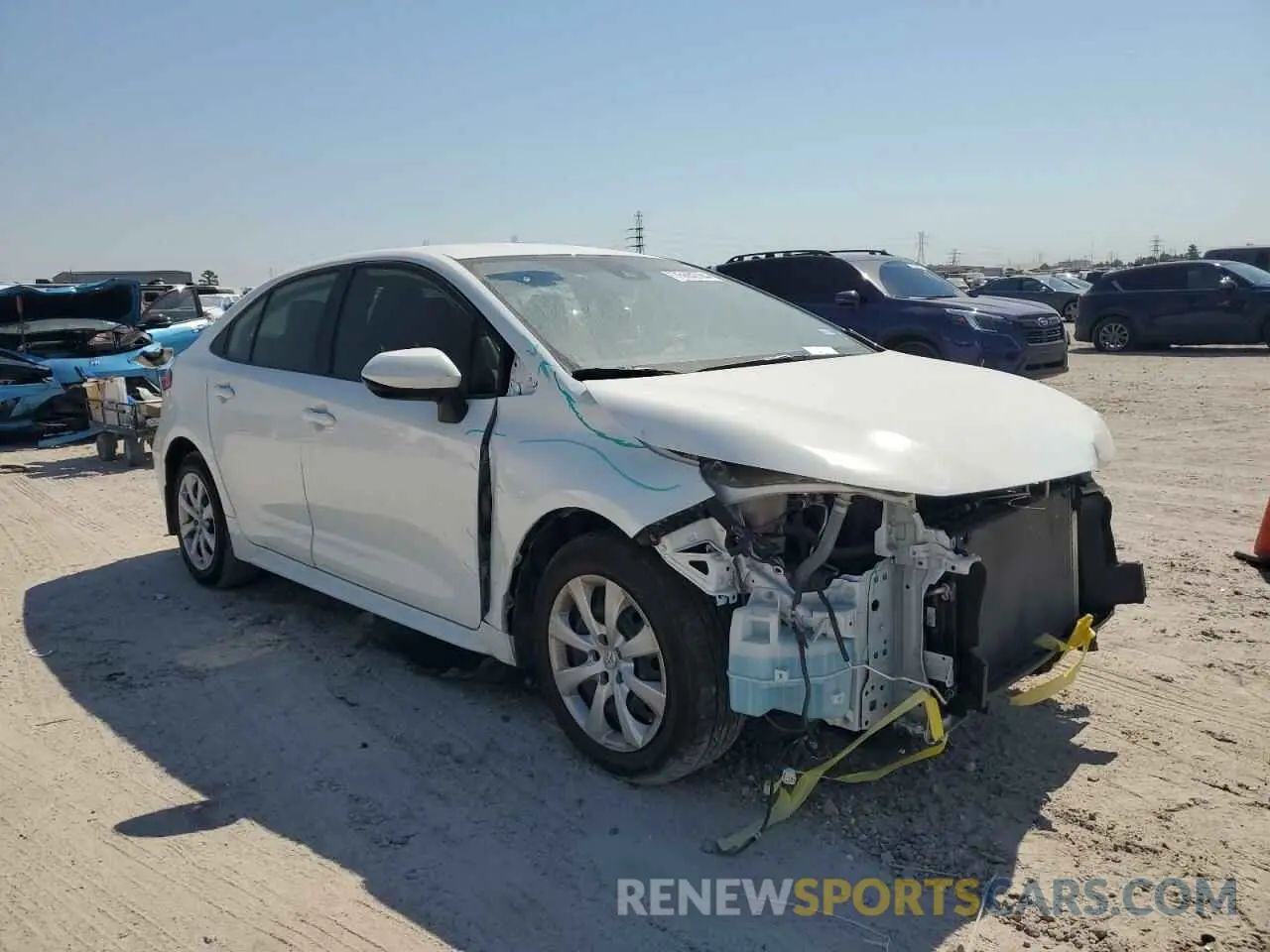 4 Фотография поврежденного автомобиля JTDEPMAE9N3029179 TOYOTA COROLLA 2022