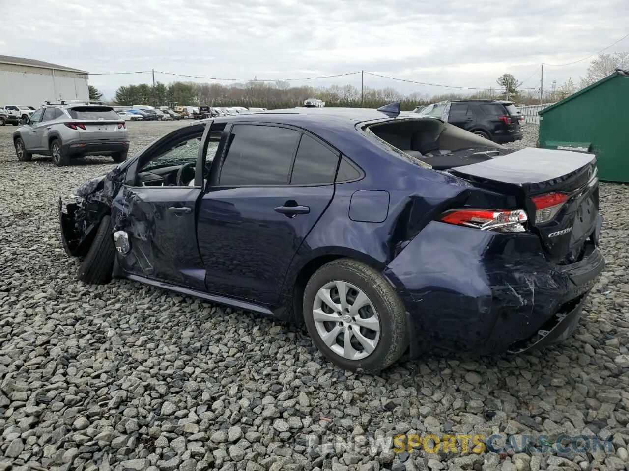 2 Photograph of a damaged car JTDEPMAE9NJ190370 TOYOTA COROLLA 2022