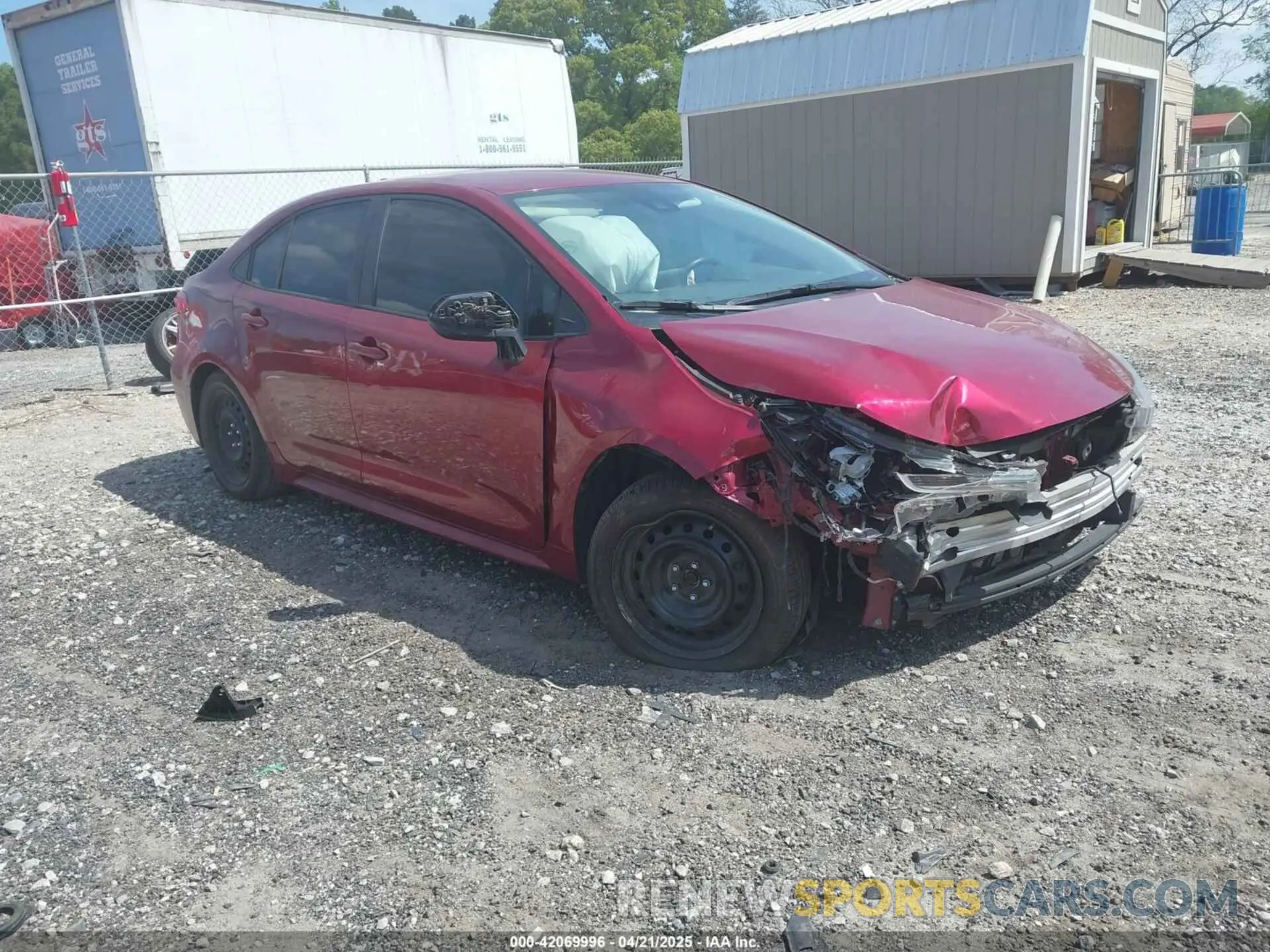 1 Photograph of a damaged car JTDEPMAE9NJ191650 TOYOTA COROLLA 2022
