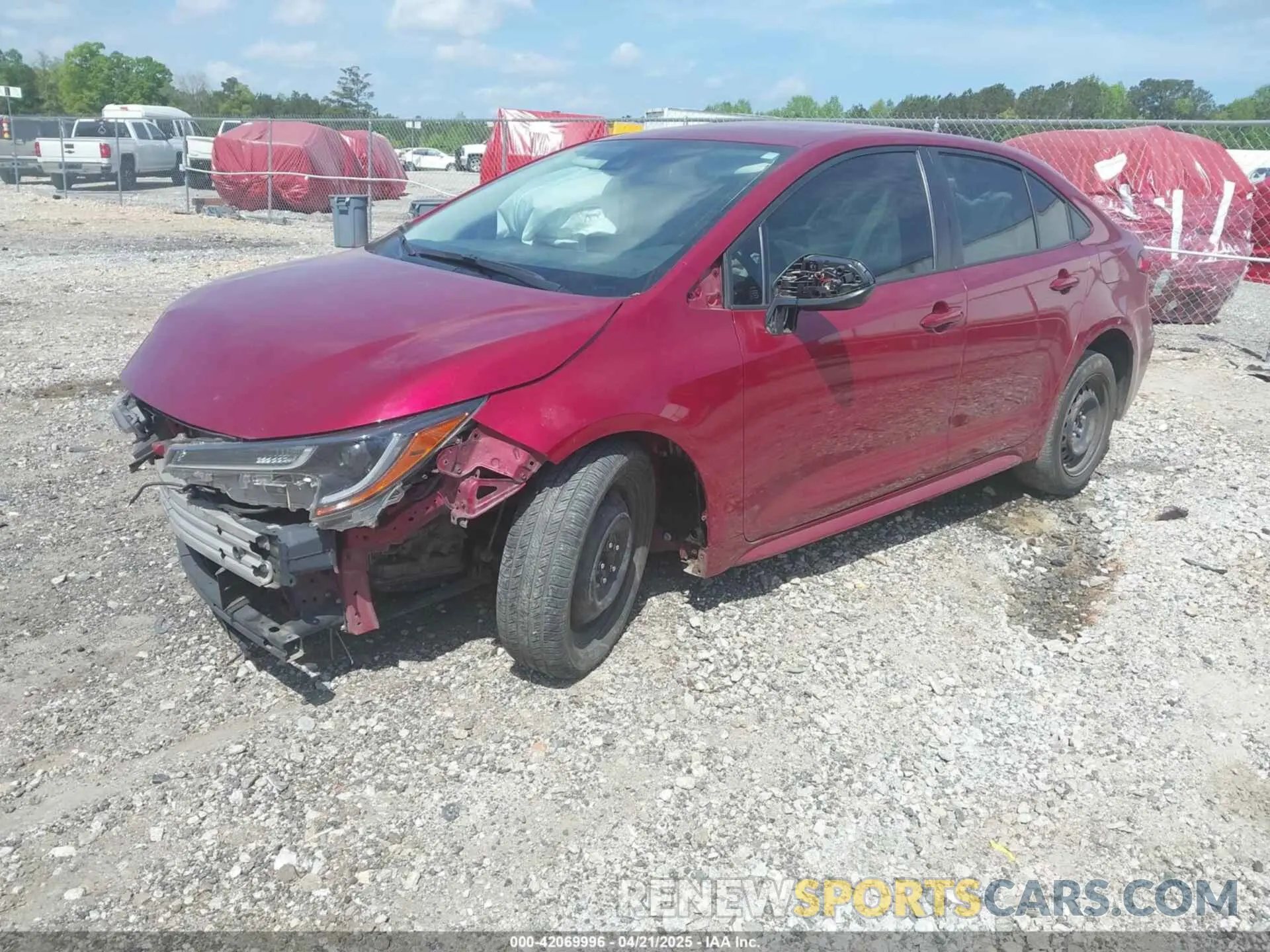 2 Photograph of a damaged car JTDEPMAE9NJ191650 TOYOTA COROLLA 2022