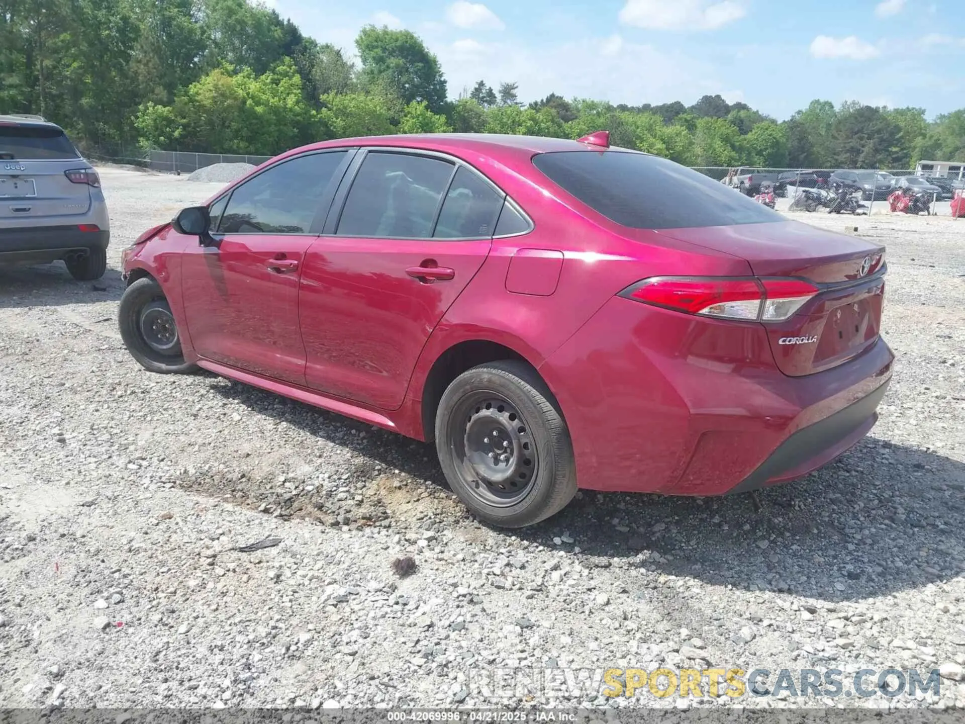 3 Photograph of a damaged car JTDEPMAE9NJ191650 TOYOTA COROLLA 2022