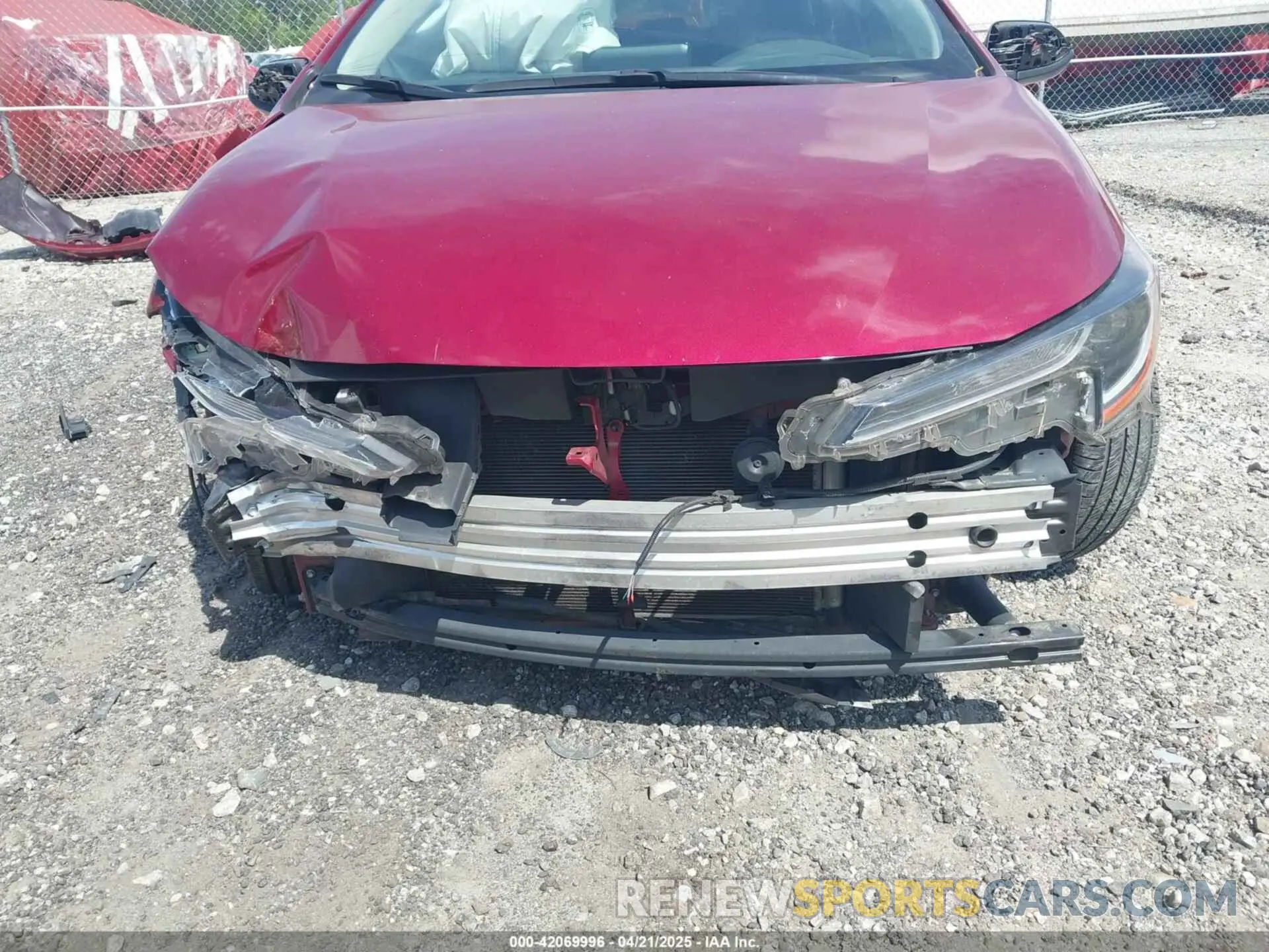 6 Photograph of a damaged car JTDEPMAE9NJ191650 TOYOTA COROLLA 2022