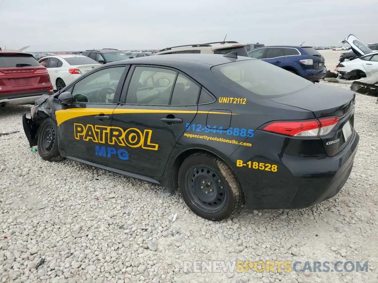 2 Фотография поврежденного автомобиля JTDEPMAE9NJ208849 TOYOTA COROLLA 2022