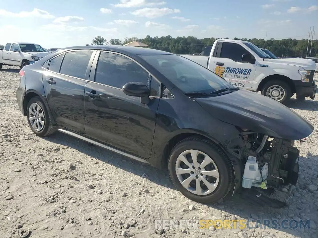 4 Фотография поврежденного автомобиля JTDEPMAE9NJ211279 TOYOTA COROLLA 2022