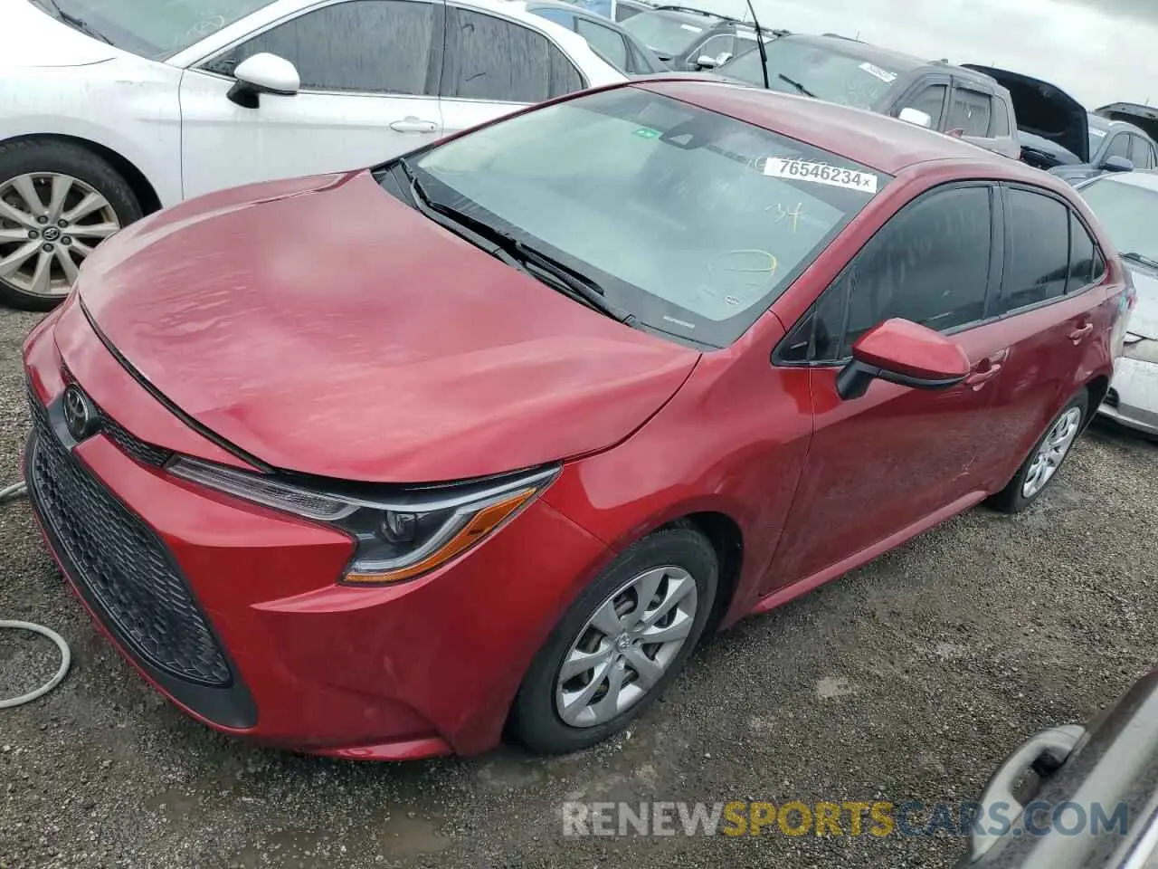 1 Фотография поврежденного автомобиля JTDEPMAE9NJ216689 TOYOTA COROLLA 2022