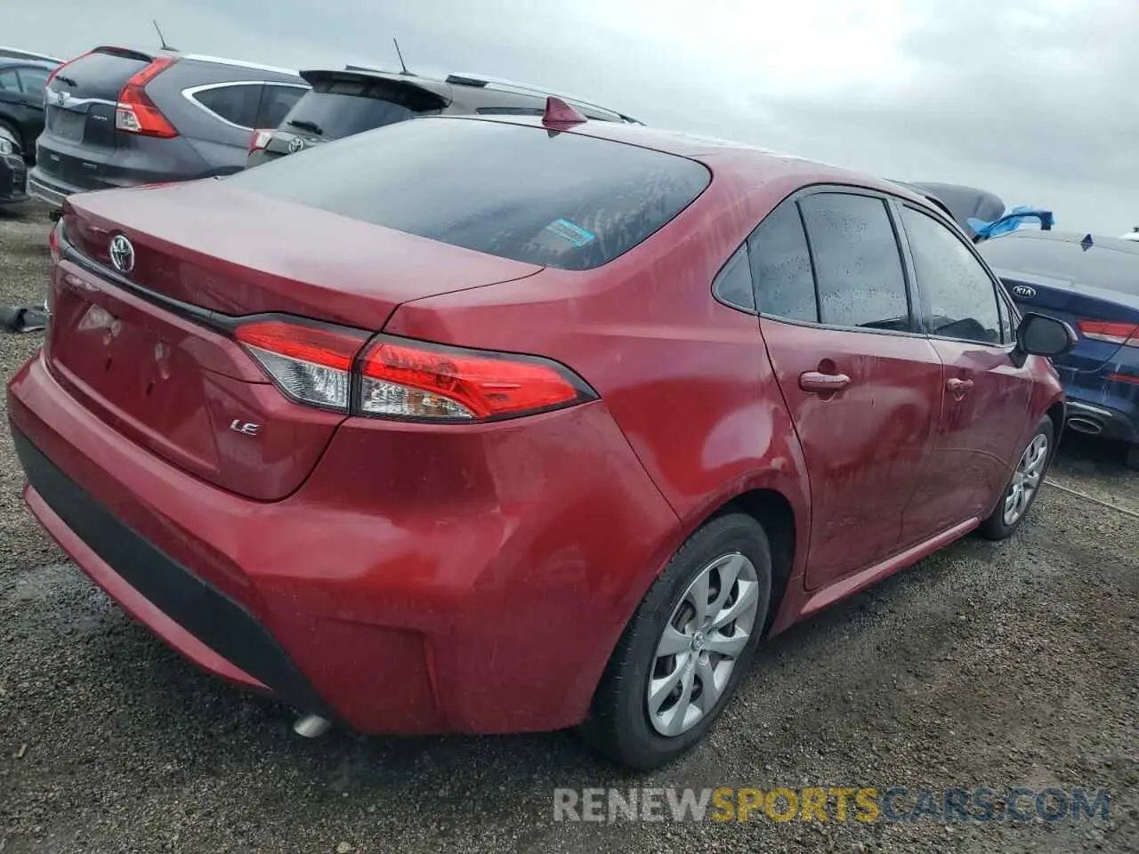 3 Фотография поврежденного автомобиля JTDEPMAE9NJ216689 TOYOTA COROLLA 2022