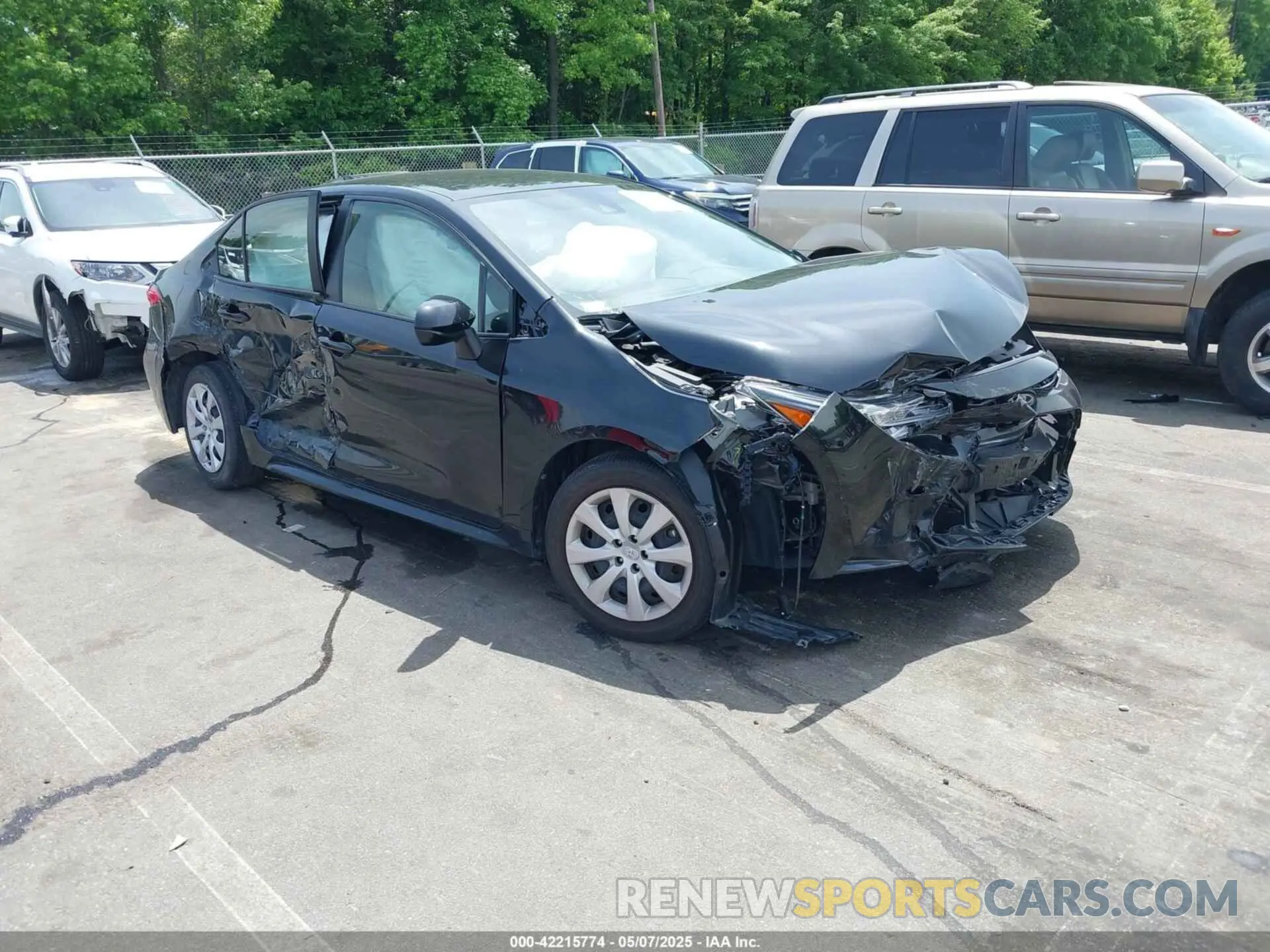 1 Photograph of a damaged car JTDEPMAE9NJ217602 TOYOTA COROLLA 2022