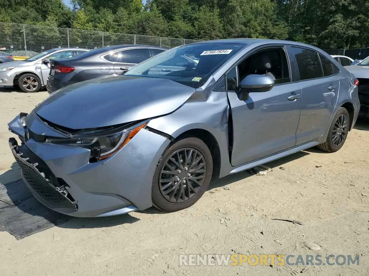 1 Photograph of a damaged car JTDEPMAE9NJ222136 TOYOTA COROLLA 2022