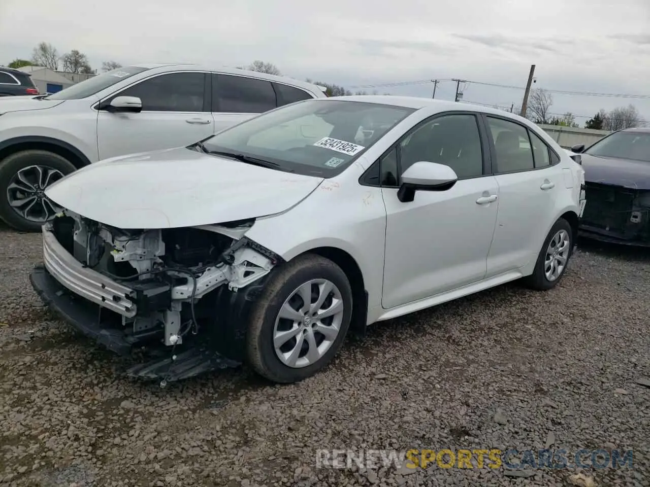 1 Фотография поврежденного автомобиля JTDEPMAEXN3009393 TOYOTA COROLLA 2022