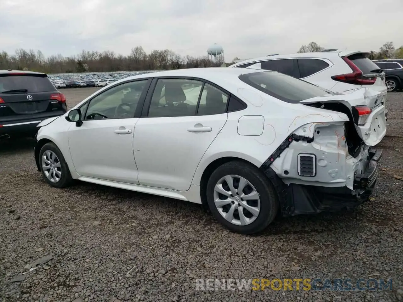 2 Фотография поврежденного автомобиля JTDEPMAEXN3009393 TOYOTA COROLLA 2022