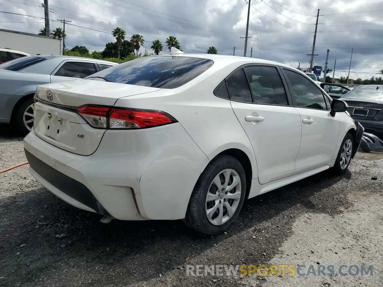 3 Фотография поврежденного автомобиля JTDEPMAEXN3012083 TOYOTA COROLLA 2022