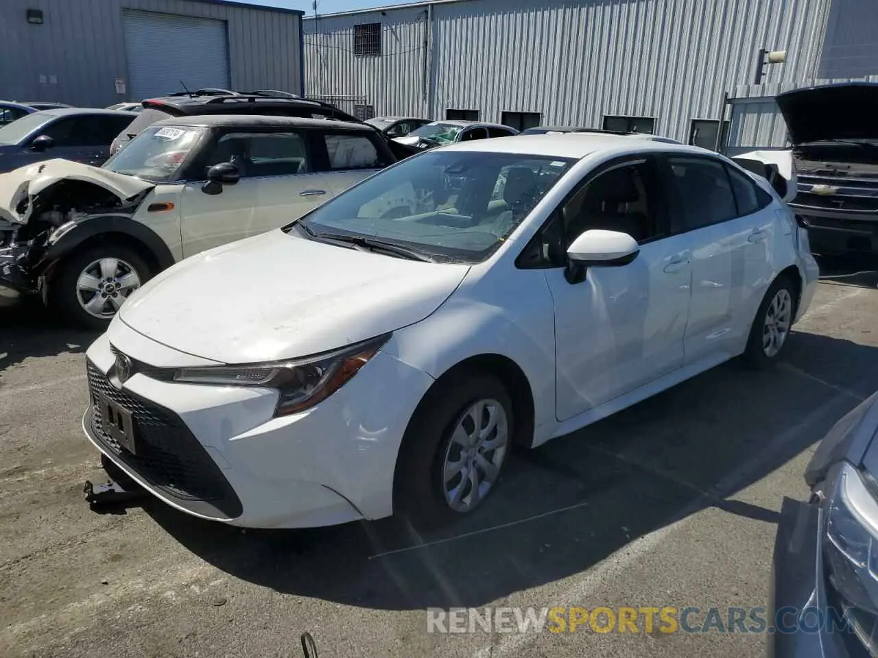 1 Photograph of a damaged car JTDEPMAEXN3014755 TOYOTA COROLLA 2022
