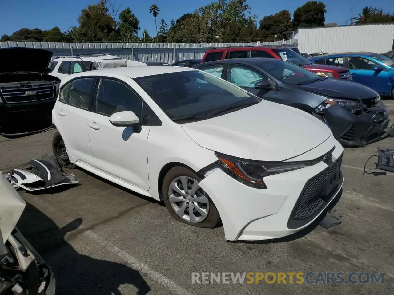 4 Photograph of a damaged car JTDEPMAEXN3014755 TOYOTA COROLLA 2022