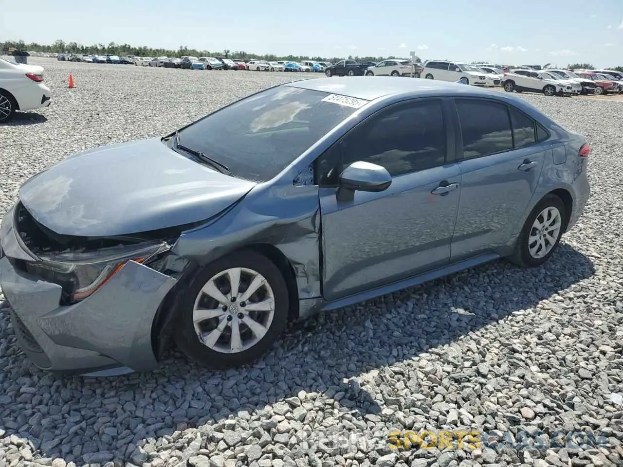 1 Фотография поврежденного автомобиля JTDEPMAEXN3015811 TOYOTA COROLLA 2022