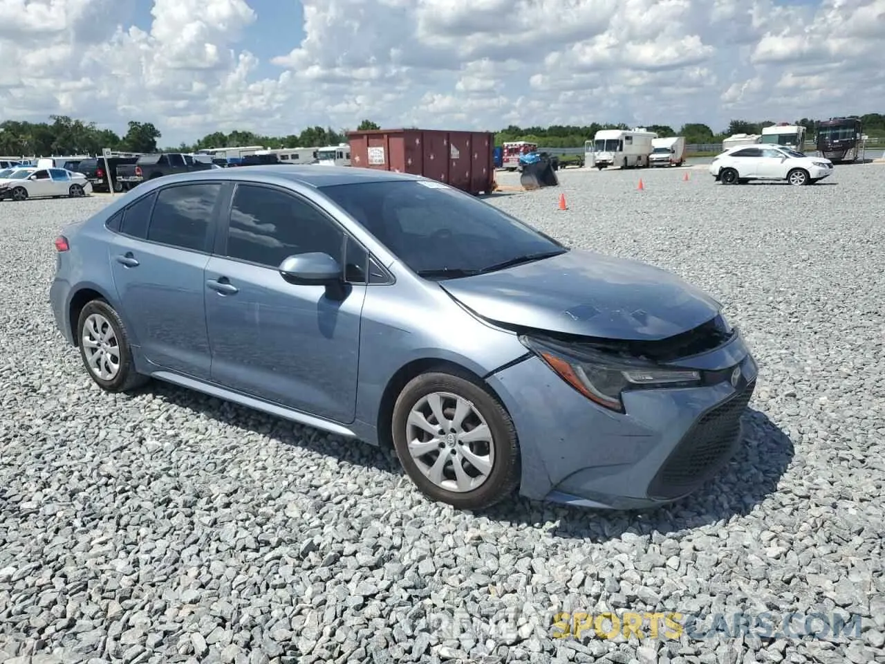 4 Фотография поврежденного автомобиля JTDEPMAEXN3015811 TOYOTA COROLLA 2022