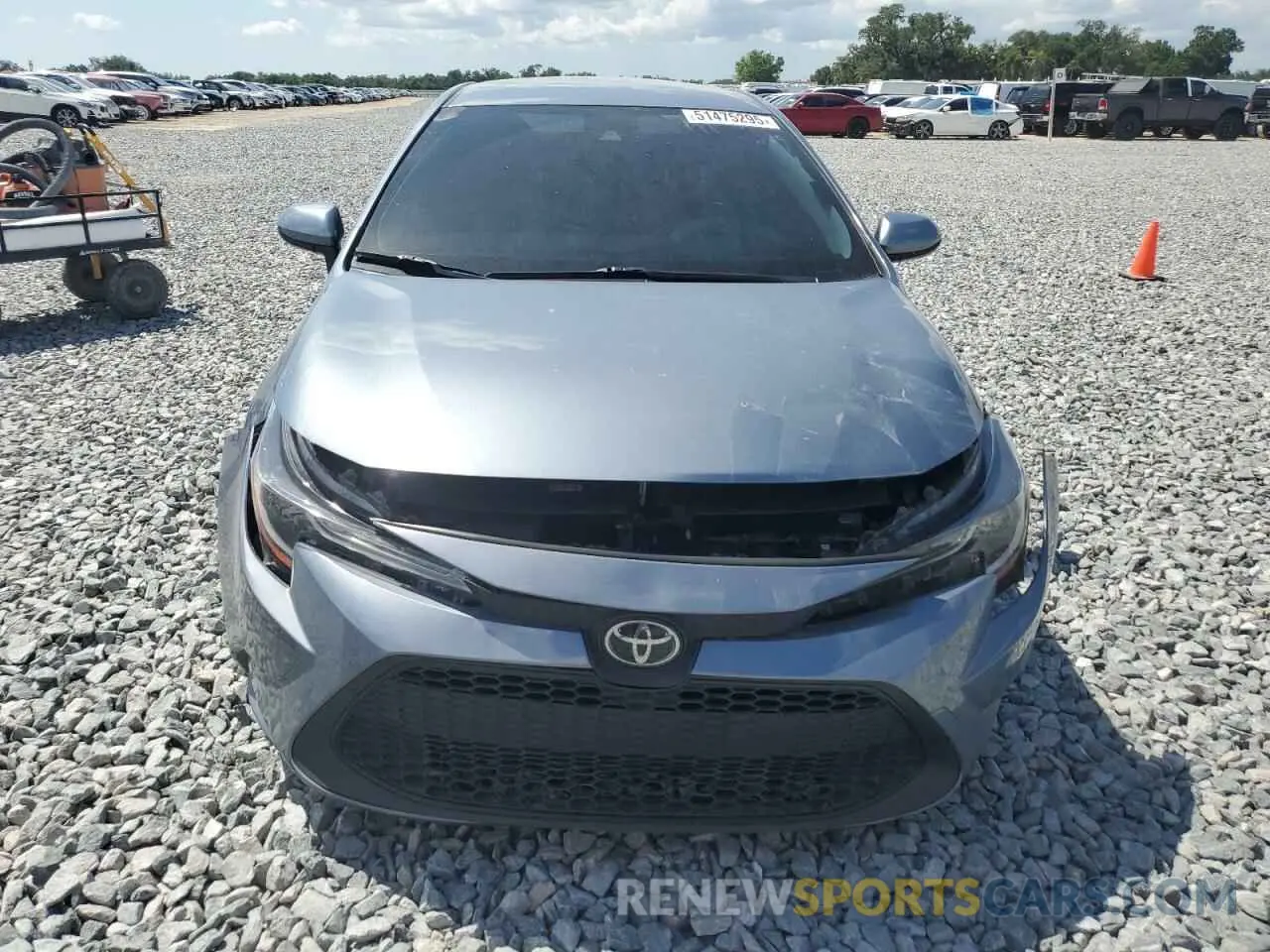 5 Фотография поврежденного автомобиля JTDEPMAEXN3015811 TOYOTA COROLLA 2022