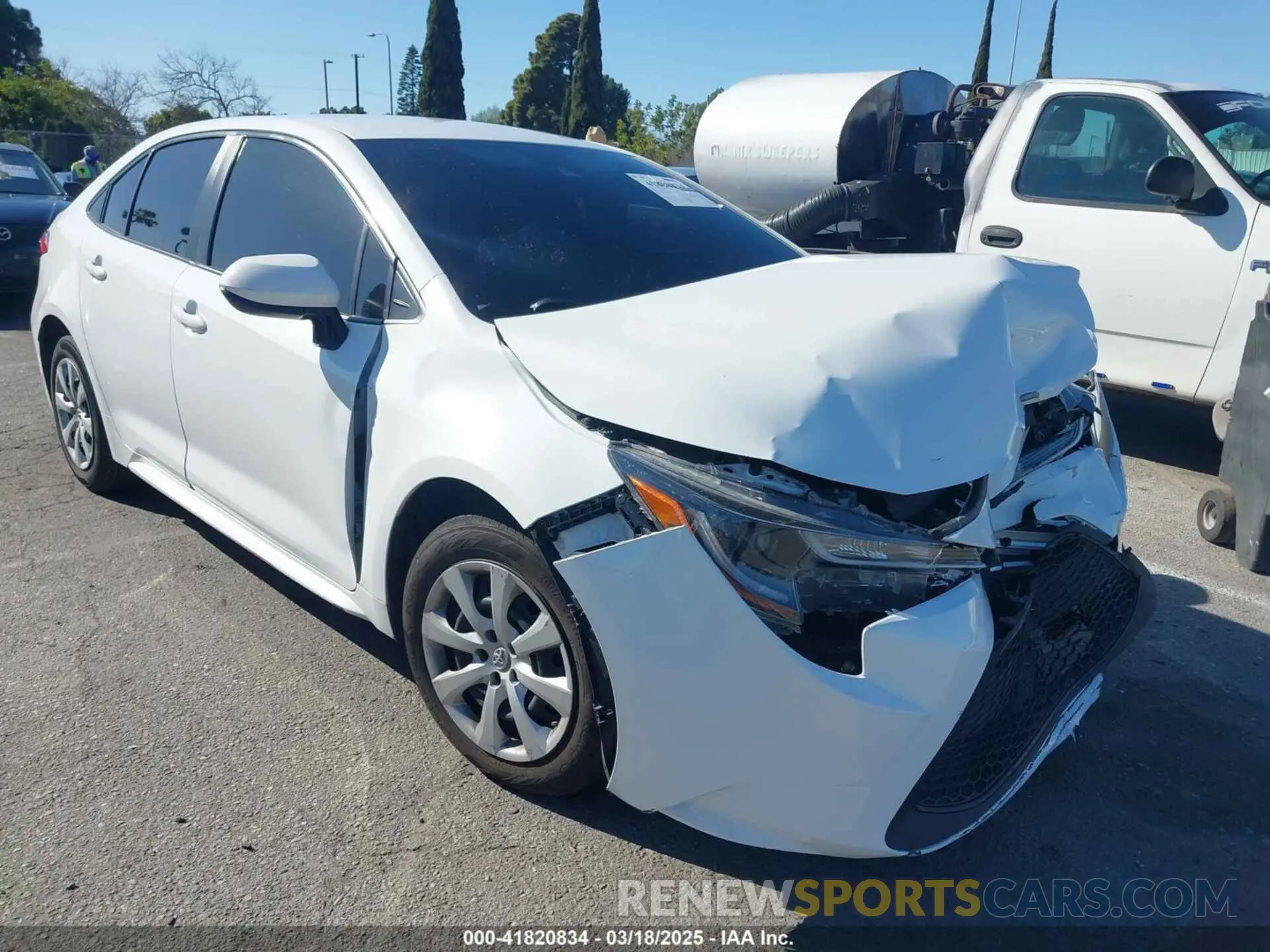 1 Photograph of a damaged car JTDEPMAEXN3016800 TOYOTA COROLLA 2022