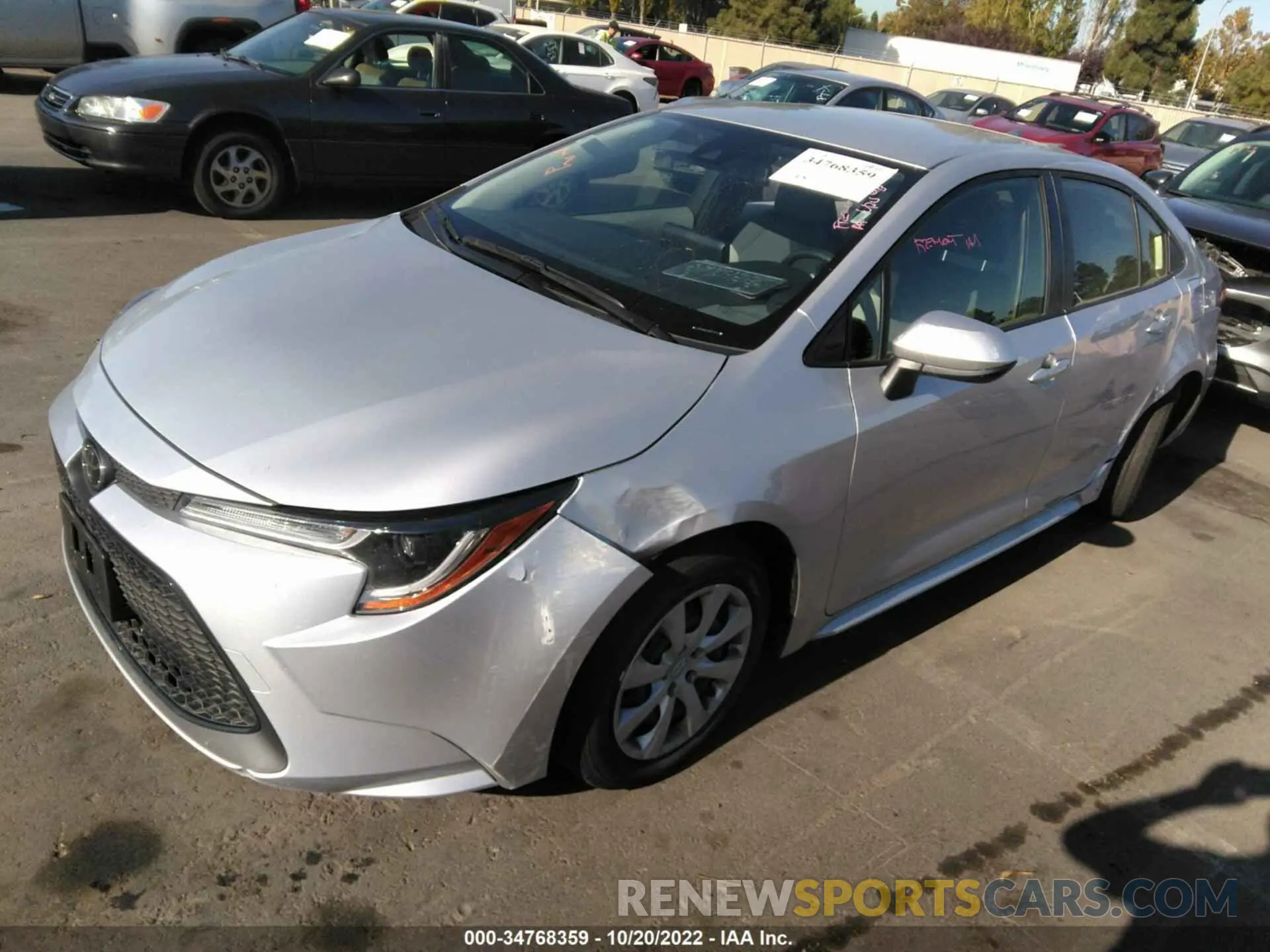2 Photograph of a damaged car JTDEPMAEXN3017915 TOYOTA COROLLA 2022