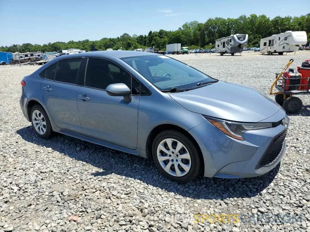 4 Фотография поврежденного автомобиля JTDEPMAEXN3021477 TOYOTA COROLLA 2022