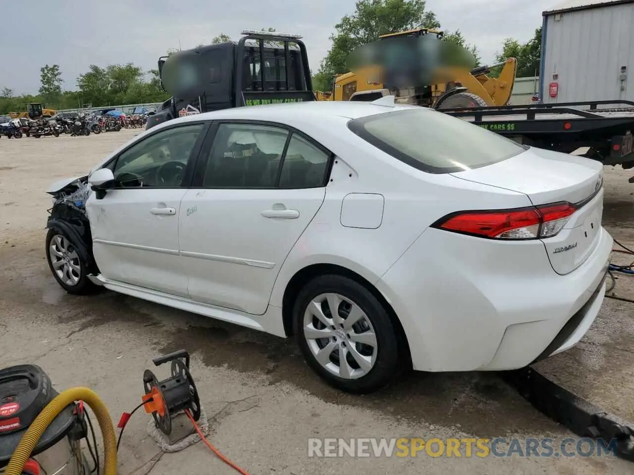 2 Фотография поврежденного автомобиля JTDEPMAEXN3025268 TOYOTA COROLLA 2022