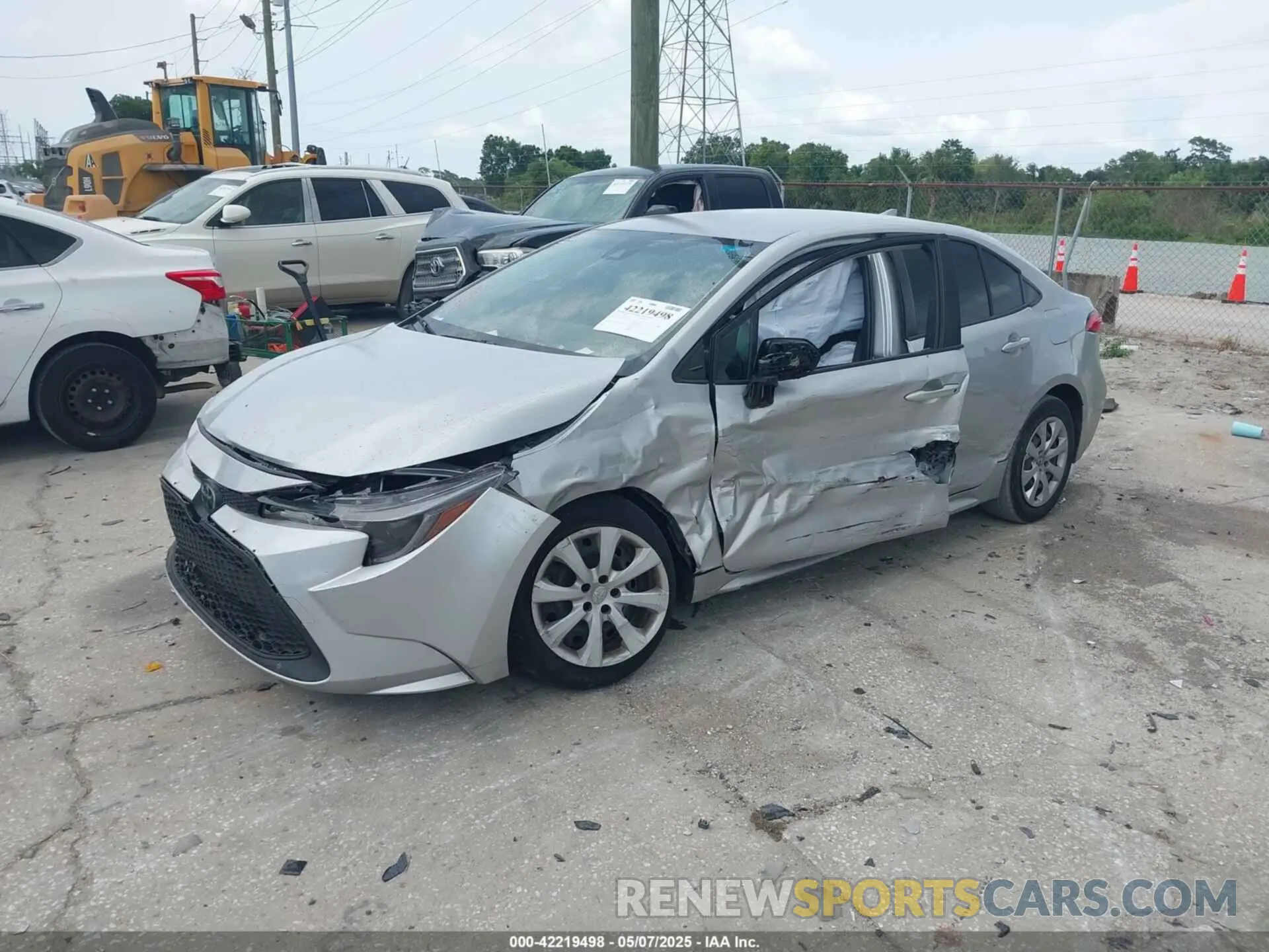 2 Фотография поврежденного автомобиля JTDEPMAEXNJ192774 TOYOTA COROLLA 2022