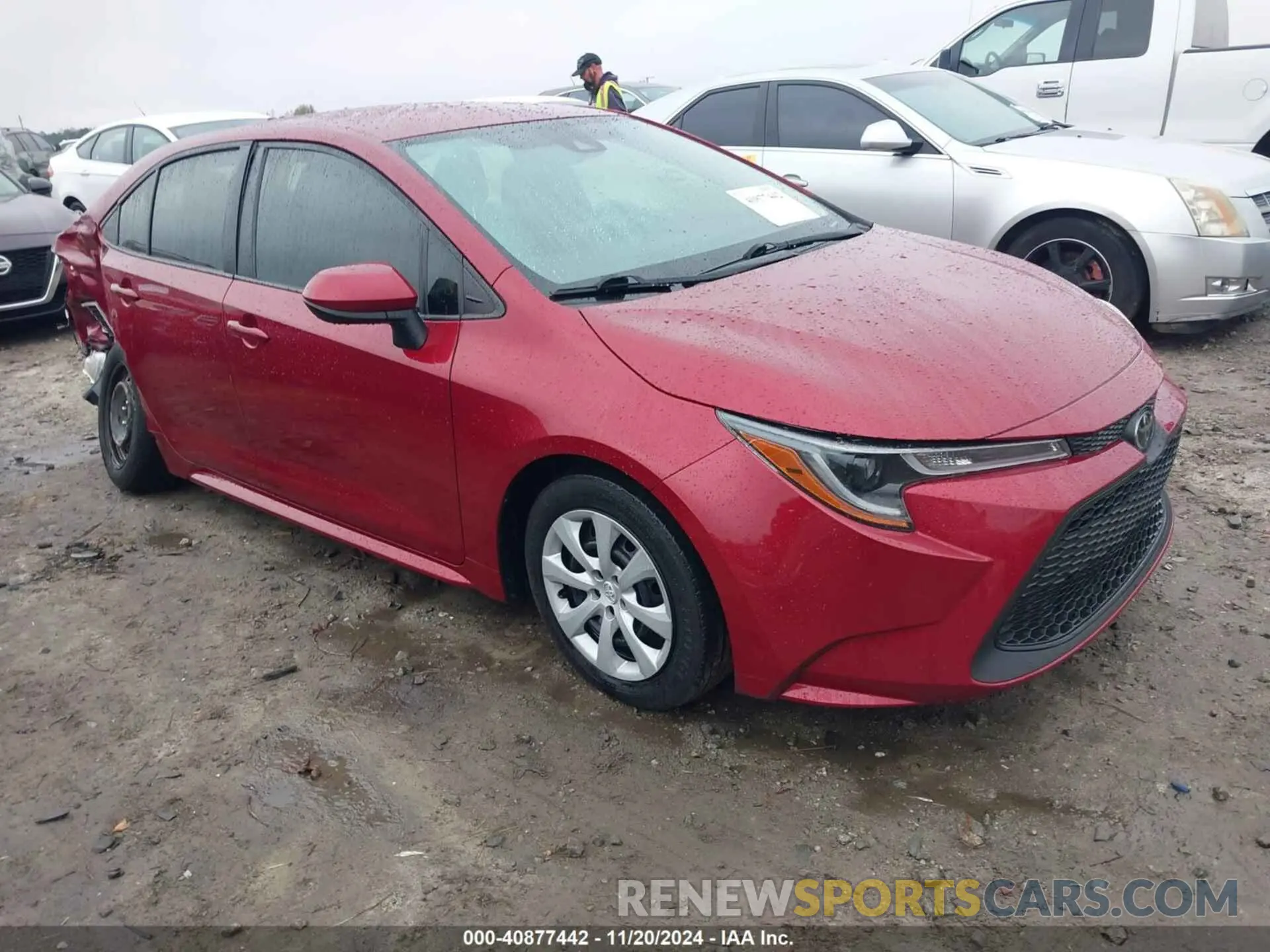 1 Фотография поврежденного автомобиля JTDEPMAEXNJ219181 TOYOTA COROLLA 2022