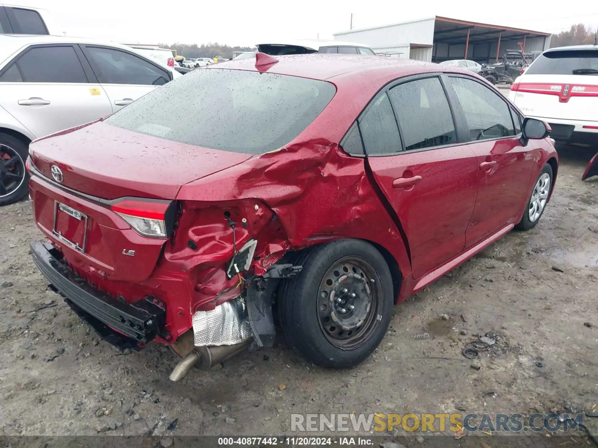 4 Фотография поврежденного автомобиля JTDEPMAEXNJ219181 TOYOTA COROLLA 2022