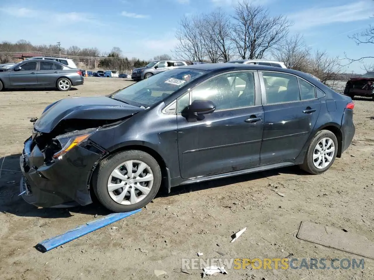 1 Фотография поврежденного автомобиля JTDEPMAEXNJ225644 TOYOTA COROLLA 2022