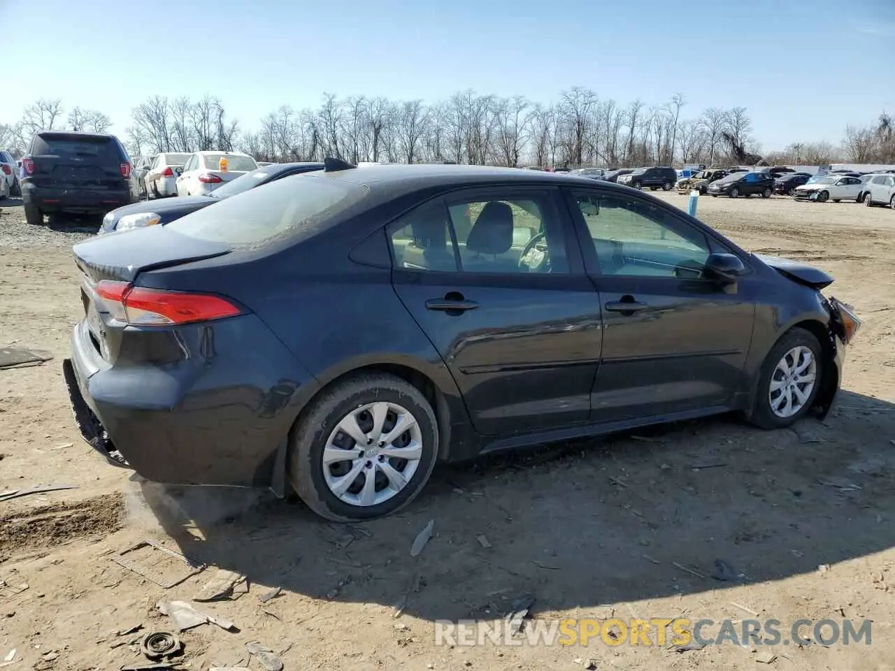 3 Фотография поврежденного автомобиля JTDEPMAEXNJ225644 TOYOTA COROLLA 2022