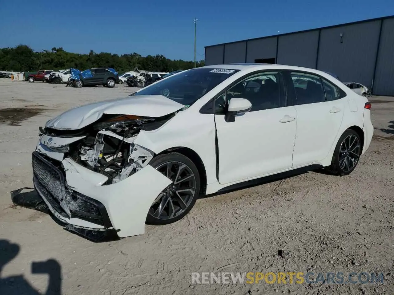 1 Photograph of a damaged car JTDM4MCE0NJ093284 TOYOTA COROLLA 2022