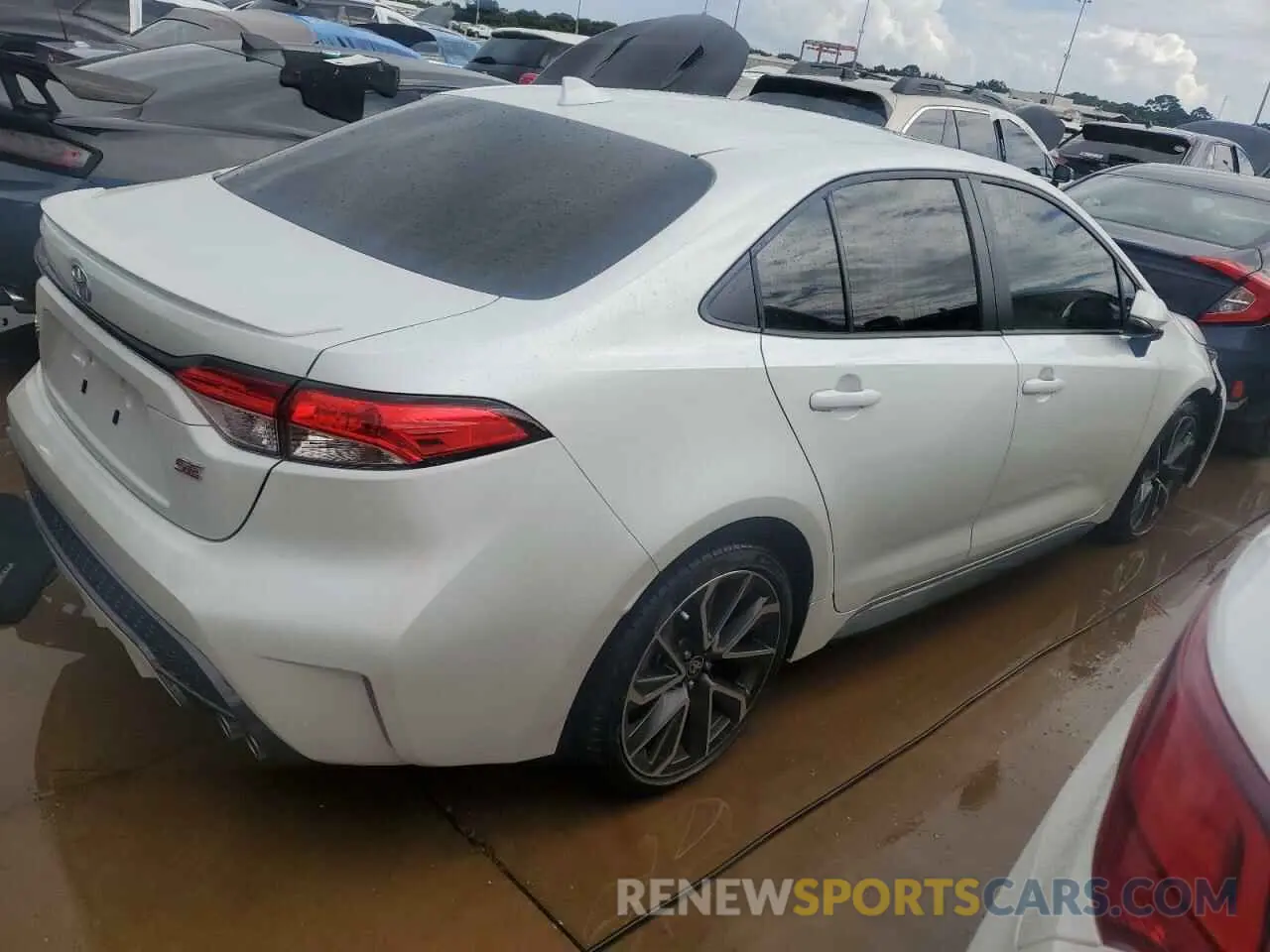 3 Фотография поврежденного автомобиля JTDM4MCE4NJ098391 TOYOTA COROLLA 2022