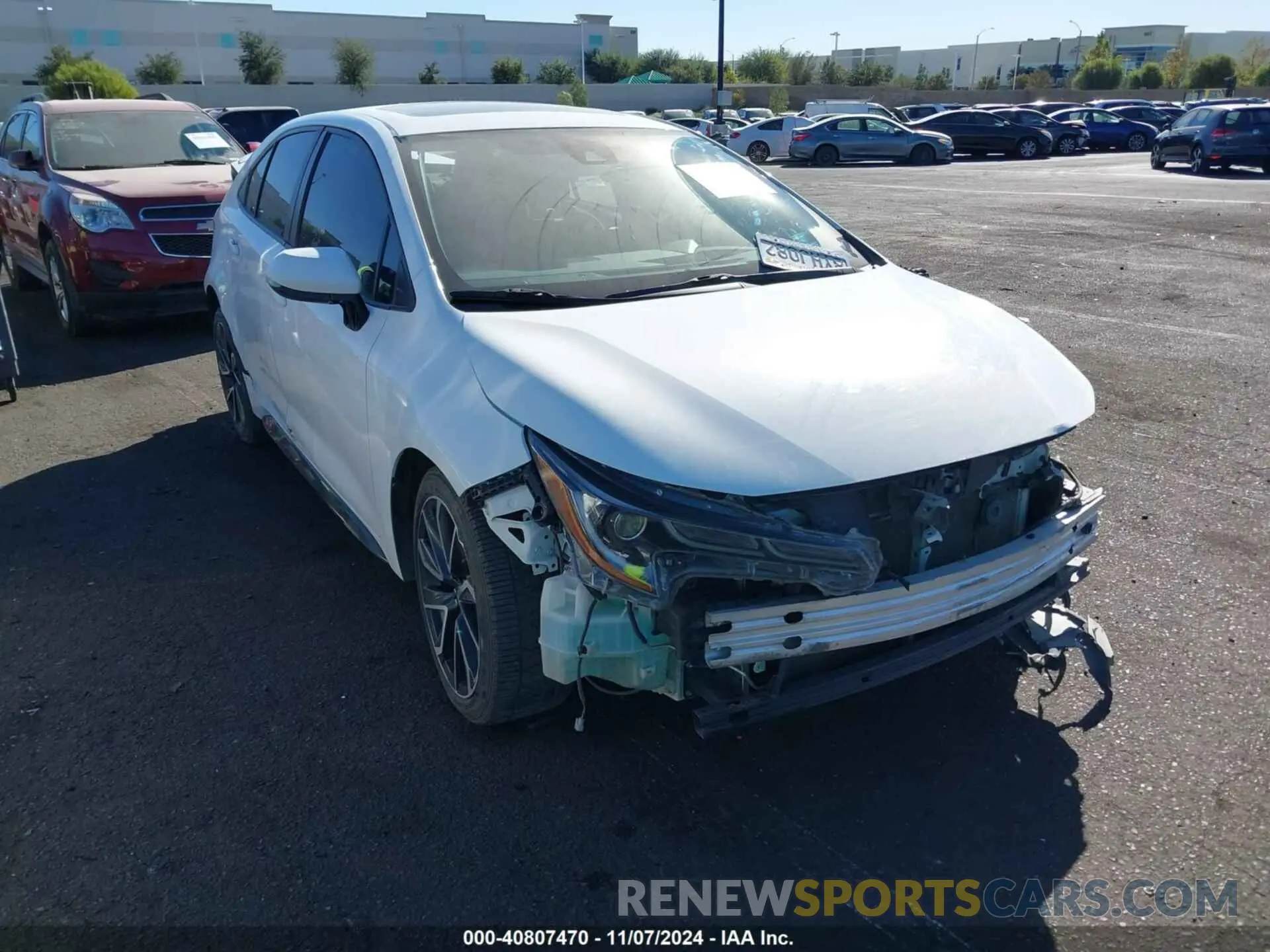 13 Photograph of a damaged car JTDM4MCE6NJ087294 TOYOTA COROLLA 2022