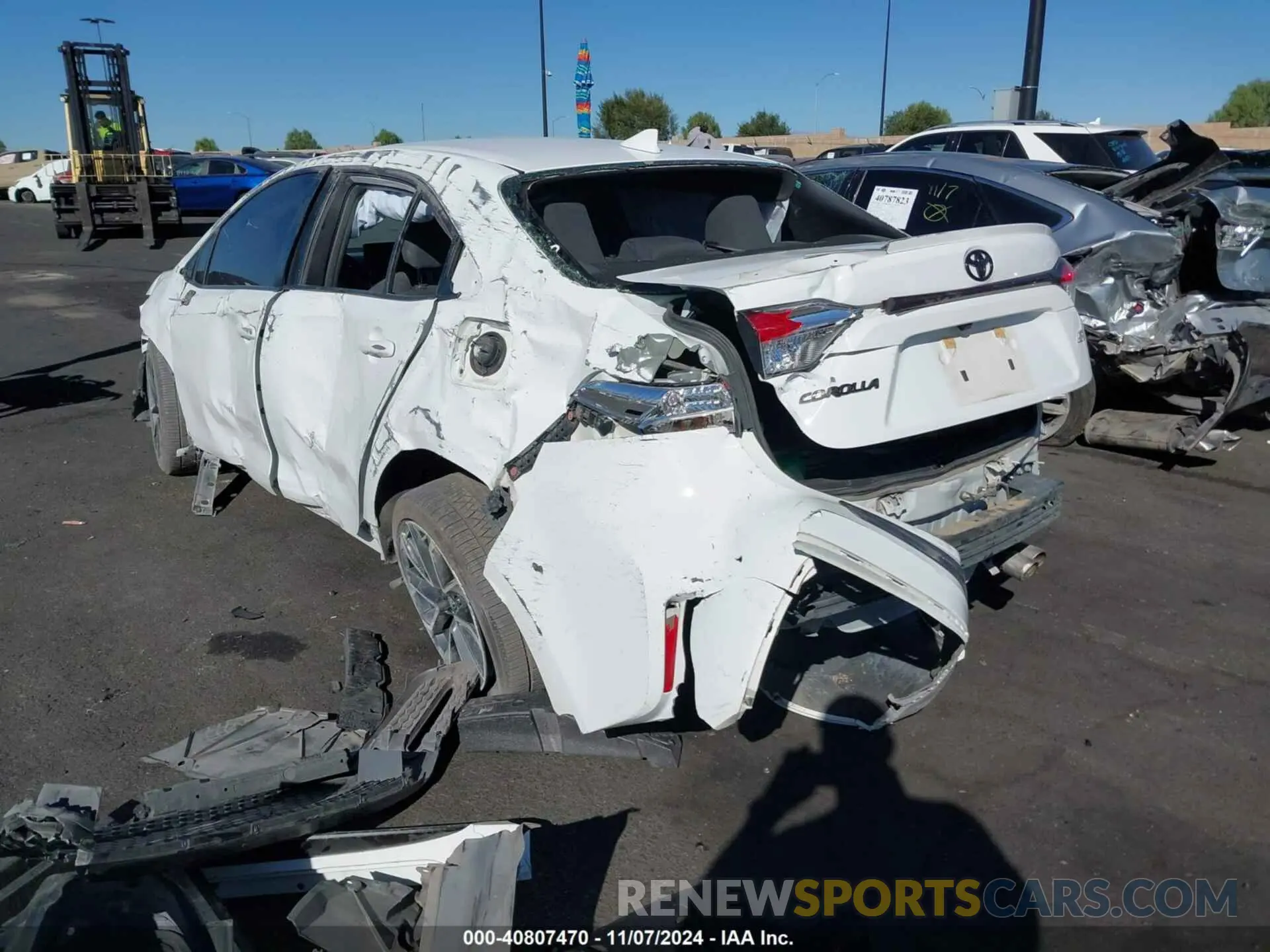 14 Photograph of a damaged car JTDM4MCE6NJ087294 TOYOTA COROLLA 2022