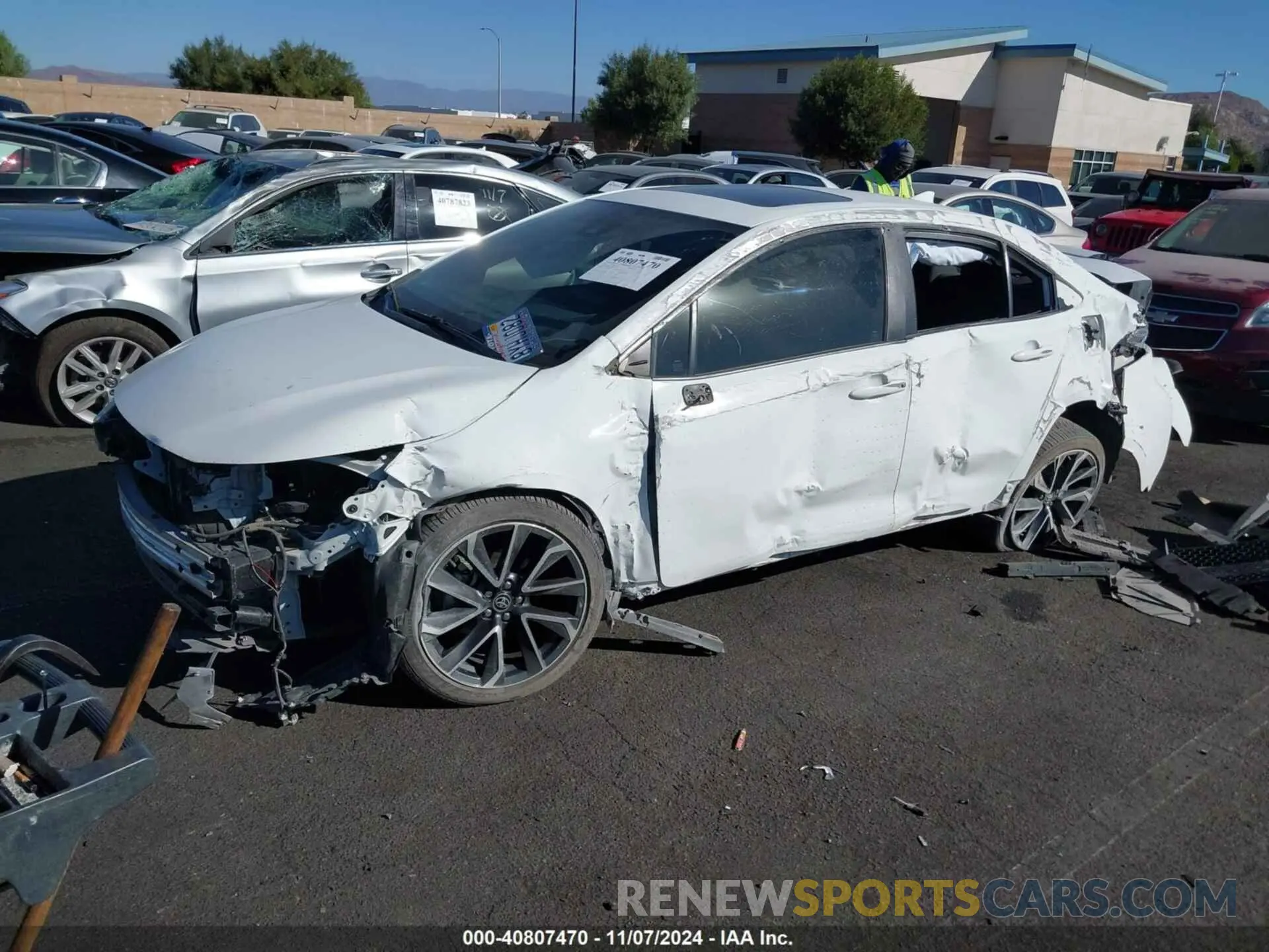 6 Photograph of a damaged car JTDM4MCE6NJ087294 TOYOTA COROLLA 2022